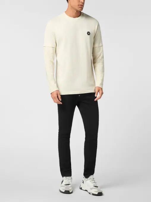 Лонгслив хлопковый PHILIPP PLEIN