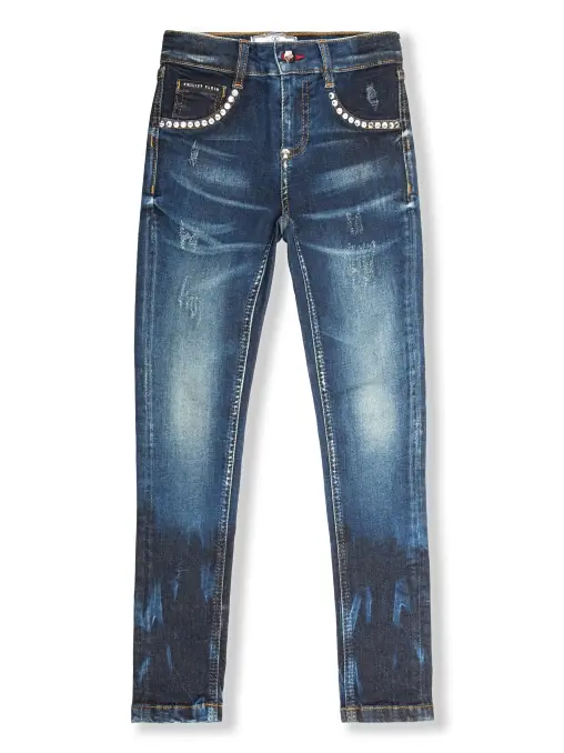 Джинсы хлопковые PHILIPP PLEIN