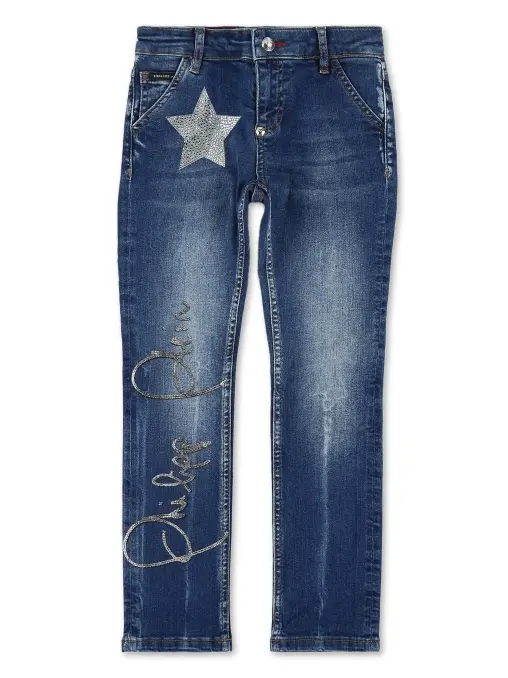 Джинсы хлопковые PHILIPP PLEIN