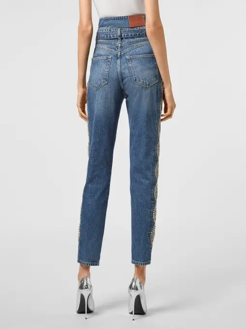 Джинсы хлопковые PHILIPP PLEIN