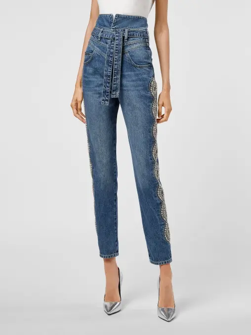 Джинсы хлопковые PHILIPP PLEIN