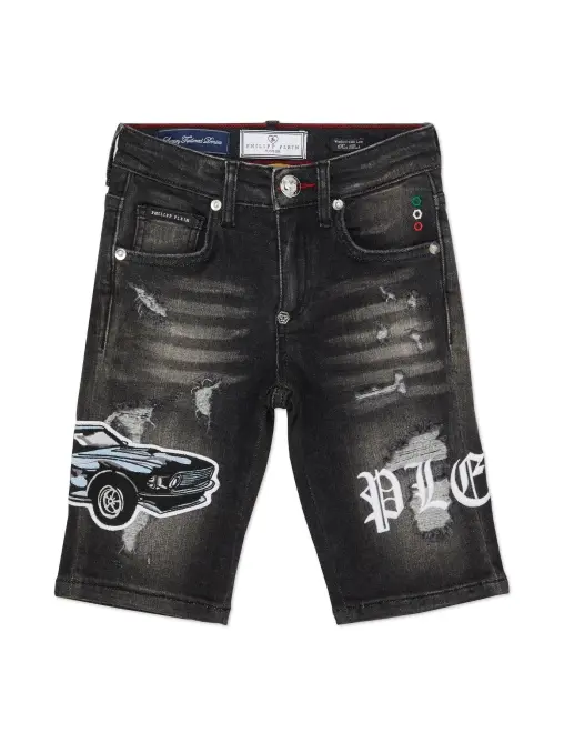 Шорты джинсовые PHILIPP PLEIN