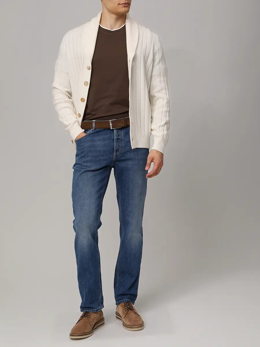 Джинсы Regular Fit хлопковые