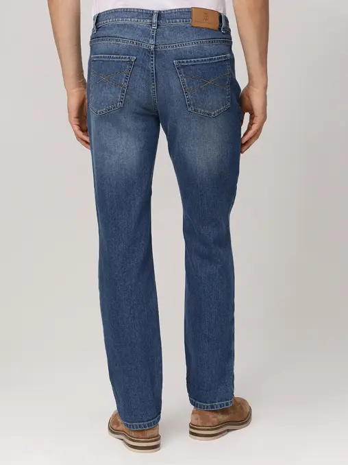 Джинсы Regular Fit хлопковые BRUNELLO CUCINELLI