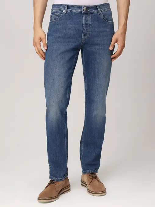 Джинсы Regular Fit хлопковые BRUNELLO CUCINELLI