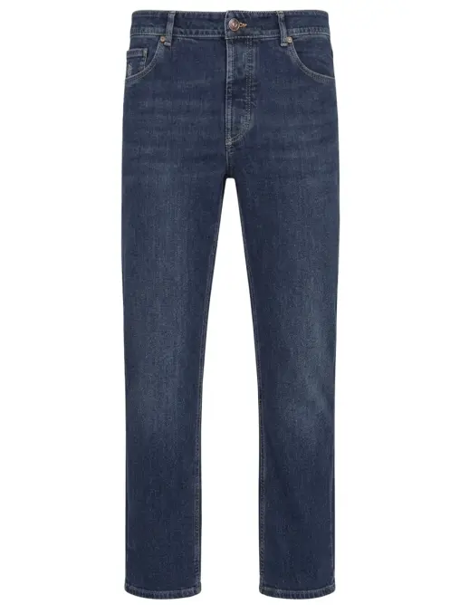Джинсы Regular Fit хлопковые BRUNELLO CUCINELLI