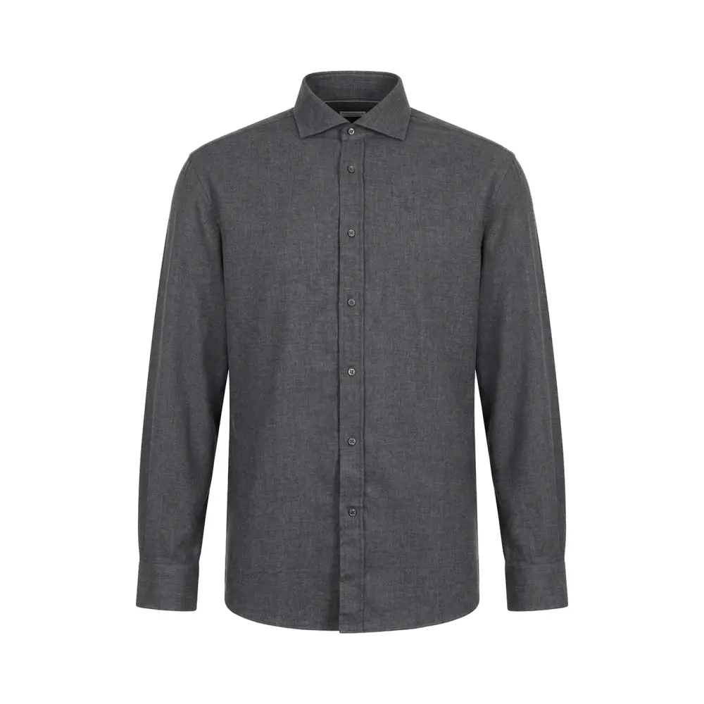 Рубашка Regular Fit из хлопка и лиоцелла