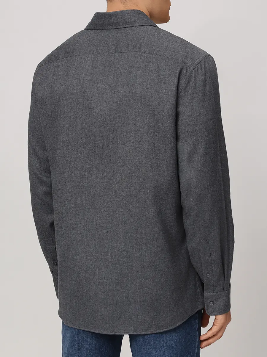 Рубашка Regular Fit из хлопка и лиоцелла