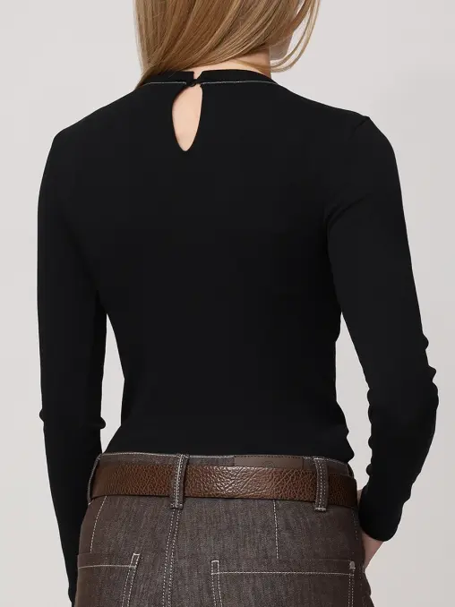 Лонгслив хлопковый BRUNELLO CUCINELLI