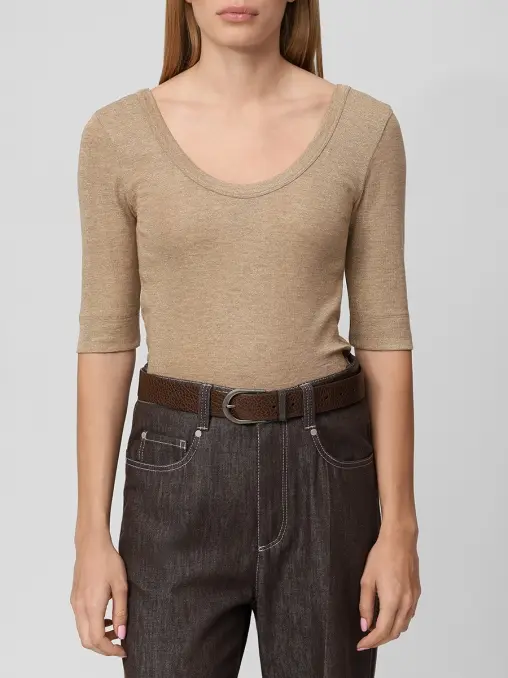 Футболка шерстяная BRUNELLO CUCINELLI