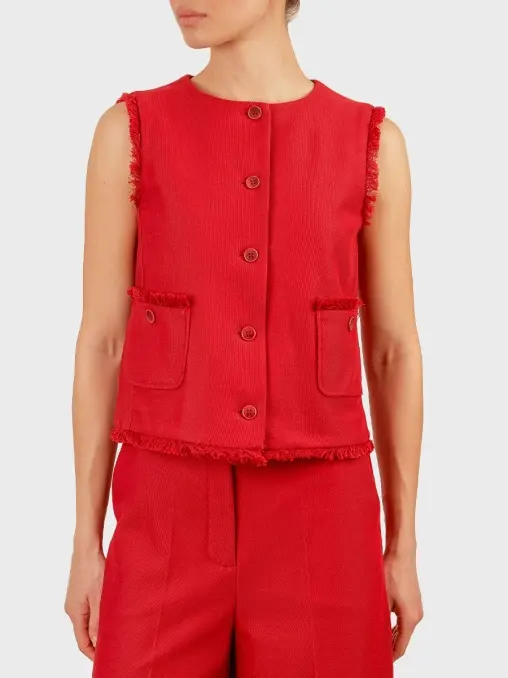 Жилет хлопковый MAX MARA