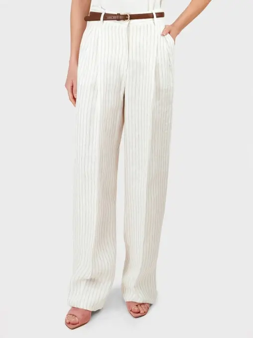 Брюки льняные MAX MARA
