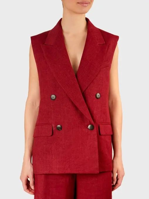 Жилет льняной MAX MARA