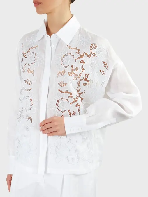 Рубашка из рами MAX MARA