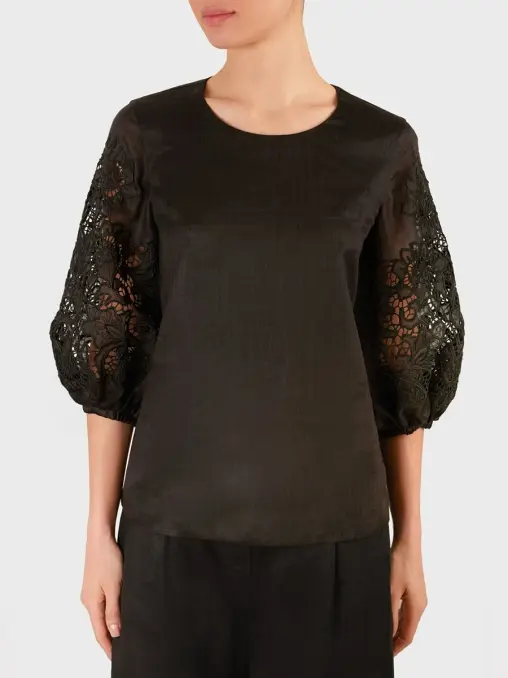 Блуза из рами MAX MARA