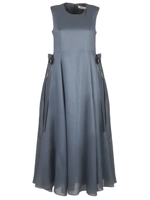 Платье из рами S MAX MARA