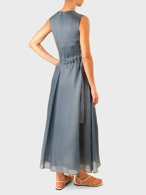 Платье из рами S MAX MARA