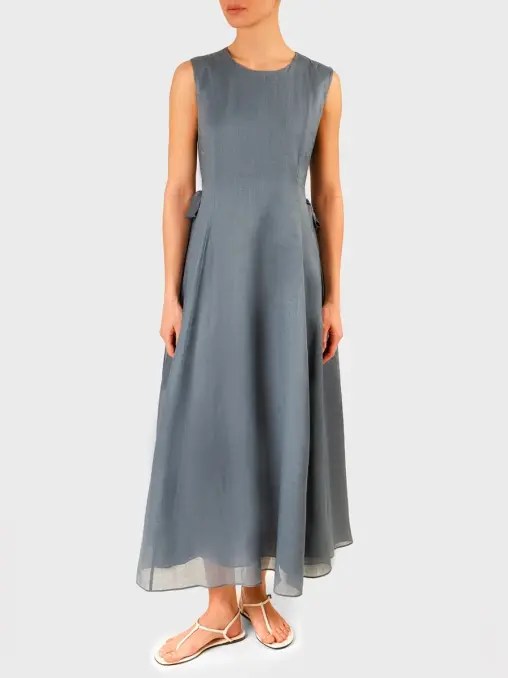 Платье из рами S MAX MARA