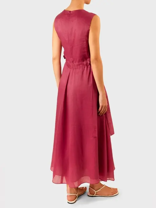 Платье из рами S MAX MARA