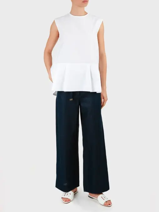 Топ хлопковый S MAX MARA