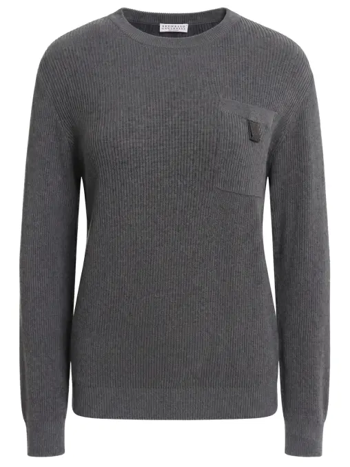Джемпер хлопковый BRUNELLO CUCINELLI