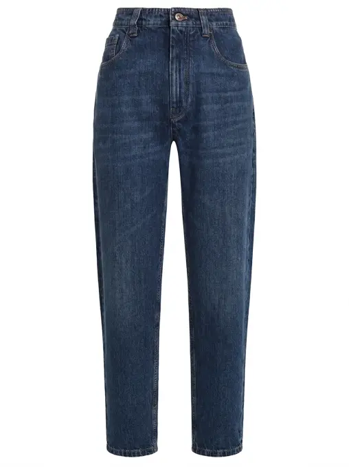 Джинсы хлопковые BRUNELLO CUCINELLI