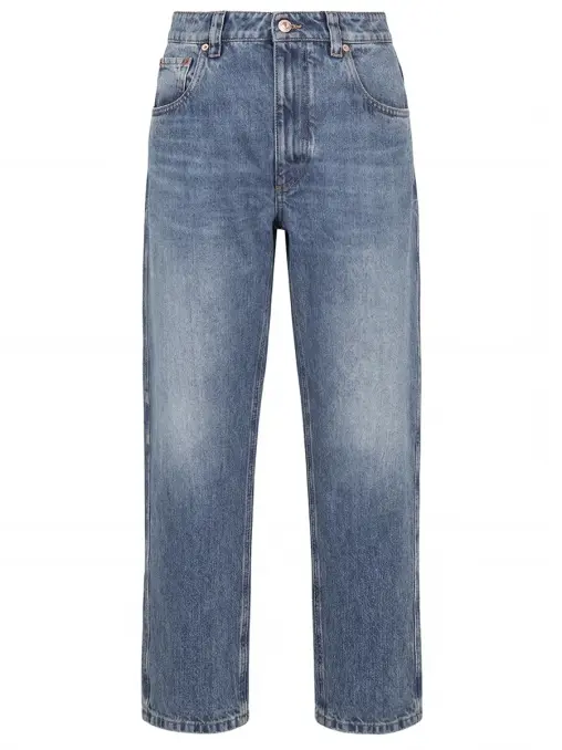Джинсы хлопковые BRUNELLO CUCINELLI