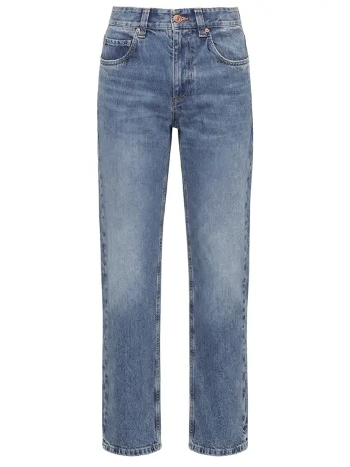 Джинсы хлопковые BRUNELLO CUCINELLI