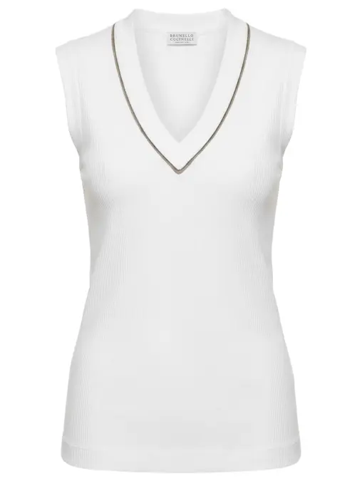 Топ хлопковый BRUNELLO CUCINELLI
