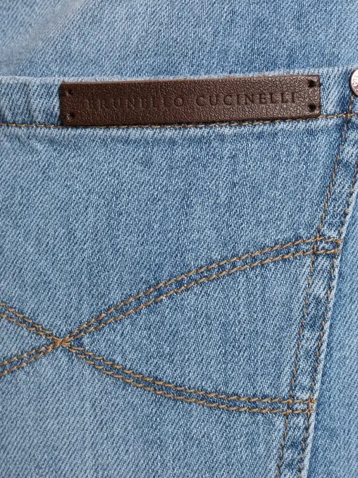 Джинсы хлопковые BRUNELLO CUCINELLI