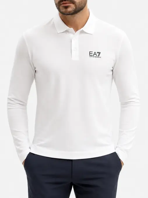 Поло хлопковое EA7