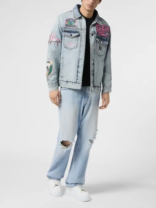 Джинсы хлопковые PHILIPP PLEIN