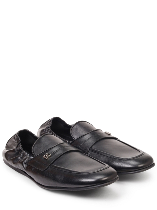Слипперы кожаные DOLCE & GABBANA