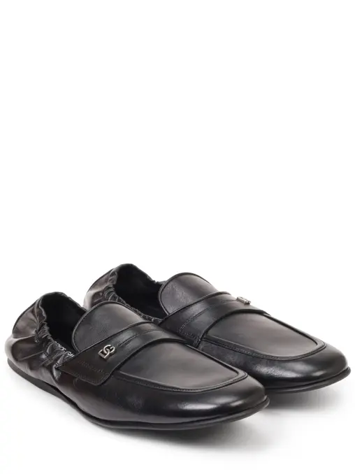 Слипперы кожаные DOLCE & GABBANA