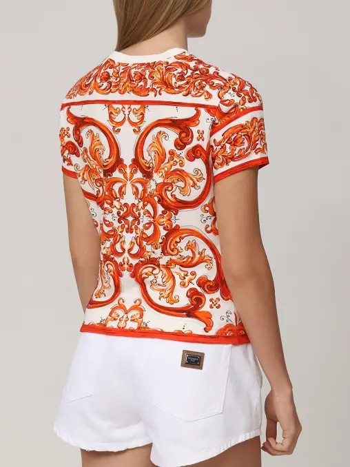 Футболка хлопковая DOLCE & GABBANA