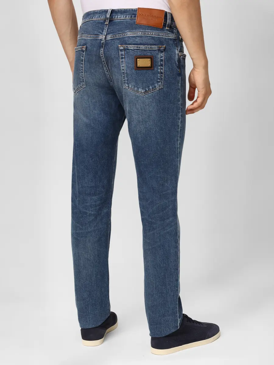 Джинсы Slim Fit хлопковые