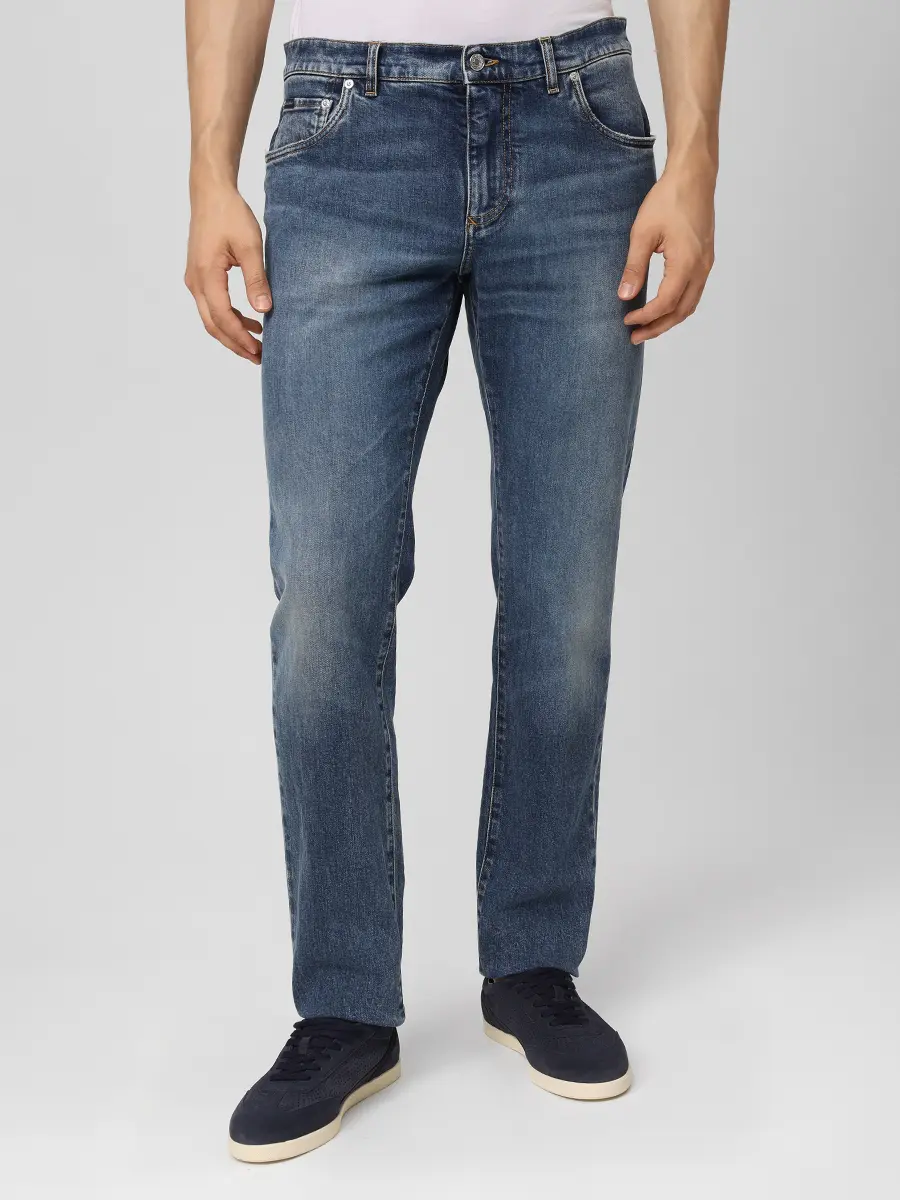 Джинсы Slim Fit хлопковые