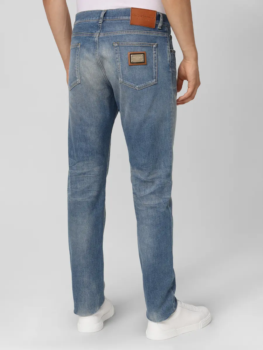 Джинсы Slim Fit хлопковые