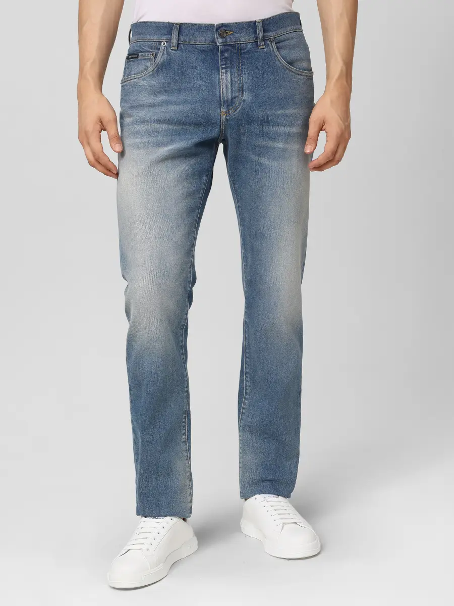 Джинсы Slim Fit хлопковые