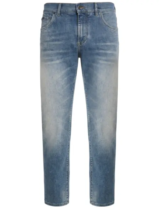 Джинсы Slim Fit хлопковые DOLCE & GABBANA