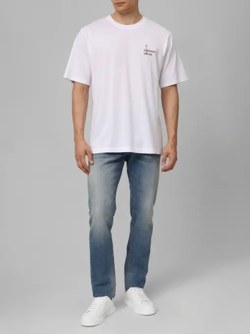 Джинсы Slim Fit хлопковые DOLCE & GABBANA
