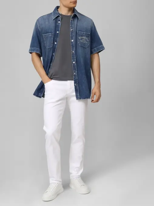 Джинсы Slim Fit хлопковые DOLCE & GABBANA