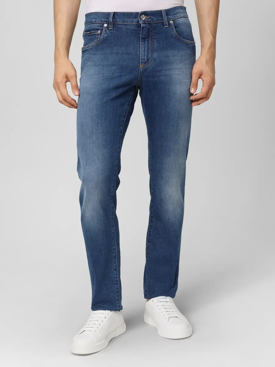 Джинсы Slim Fit хлопковые