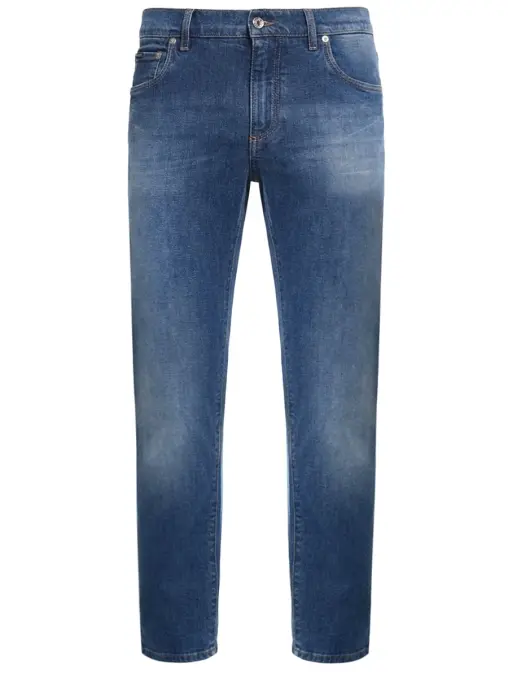 Джинсы Slim Fit хлопковые DOLCE & GABBANA