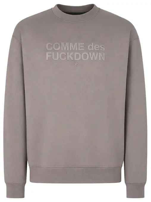 Толстовка хлопковая COMME DES FUCKDOWN