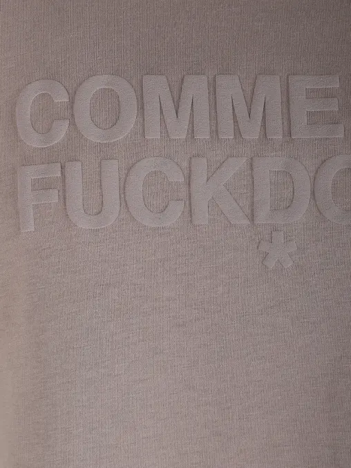 Футболка хлопковая COMME DES FUCKDOWN