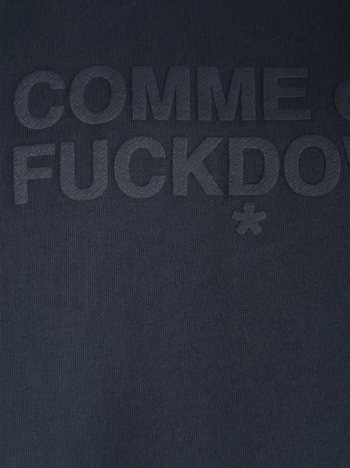 Толстовка хлопковая COMME DES FUCKDOWN