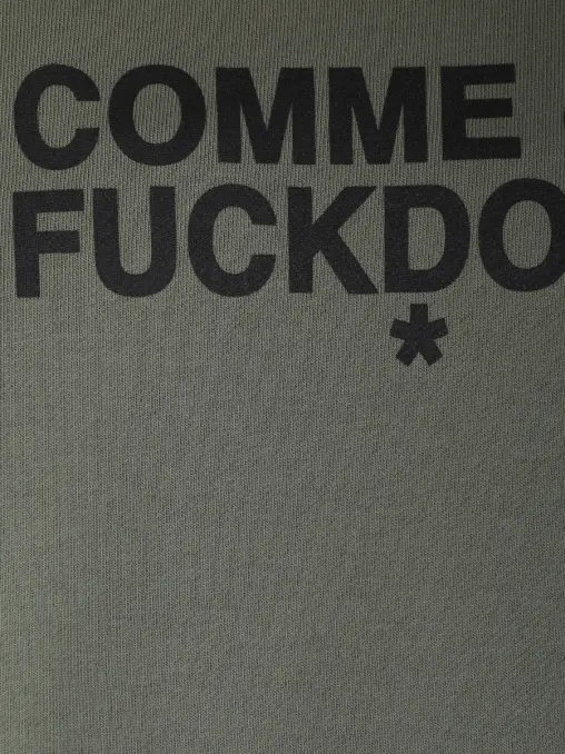 Толстовка хлопковая COMME DES FUCKDOWN