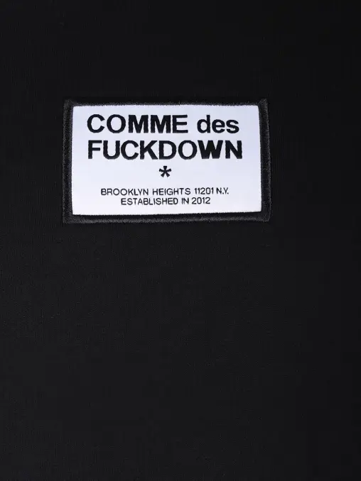 Худи хлопковое COMME DES FUCKDOWN