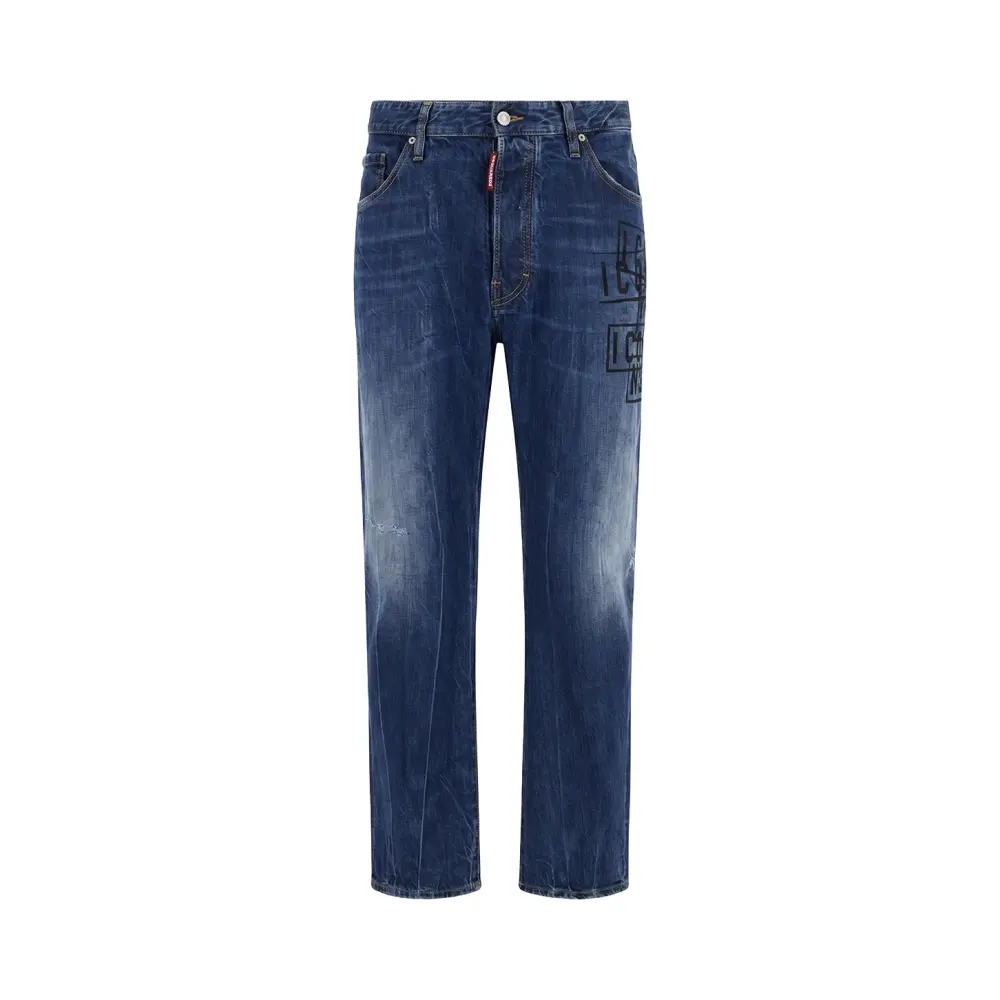 Джинсы Regular Fit хлопковые
